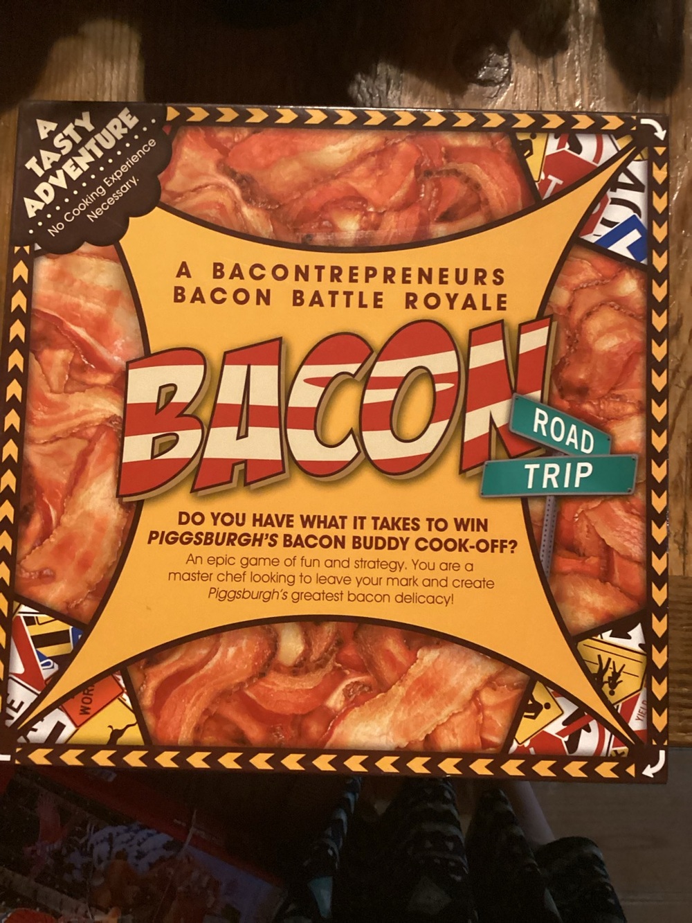 Bacon Road Trip Board Game - Incomplete